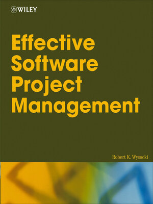 Effective Software Project Management - ebook